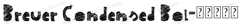 Breuer Condensed Bol字体转换